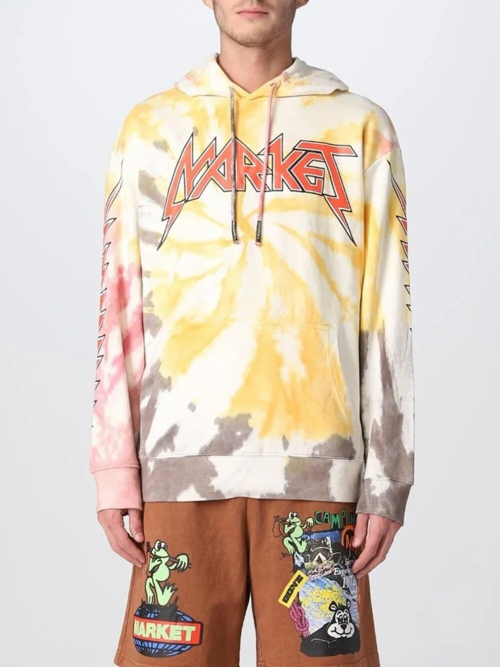 MARKET IRON MARKET TIE-DYE HOODIE Sweatshirt Size: XL NWT